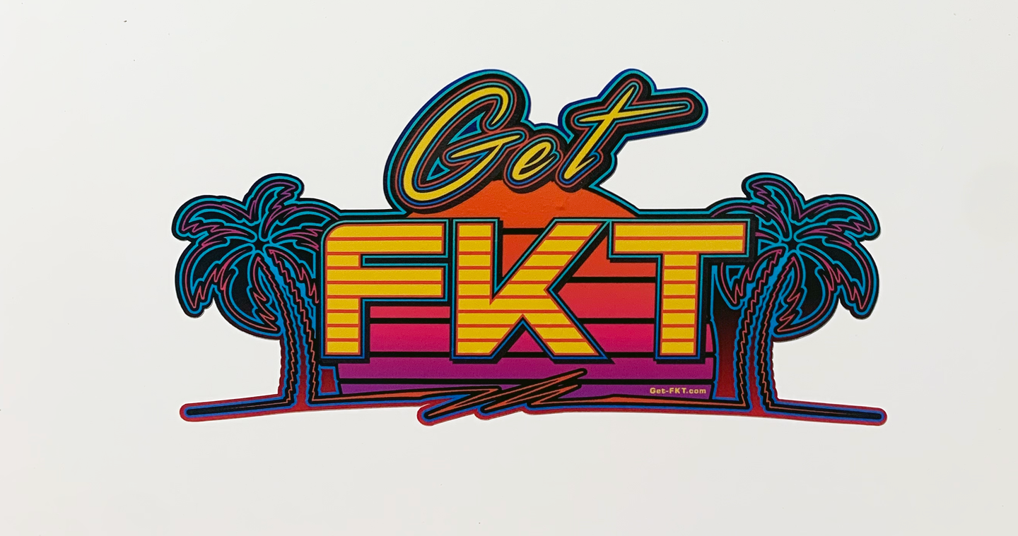 GET FKT Miami Style Decal